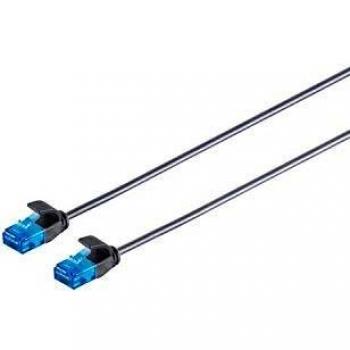 Cavo di Rete Cat6 U/UTP Slim Nero 2 m Shiverpeaks