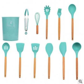 Non-stick Silicone Cooking Tools Set with Storage Box