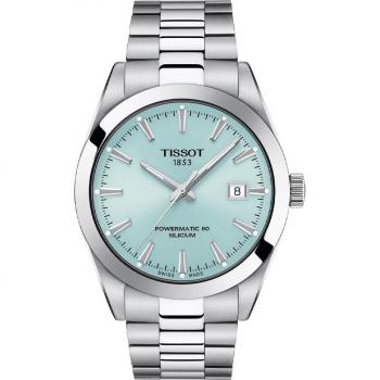 Tissot Gentleman Powermatic 80 Silicium Watch, 40mm - Blue/Silver