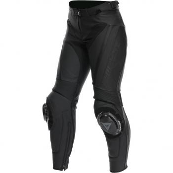Delta 4 Pantalon en cuir Dainese Noir Femme 38