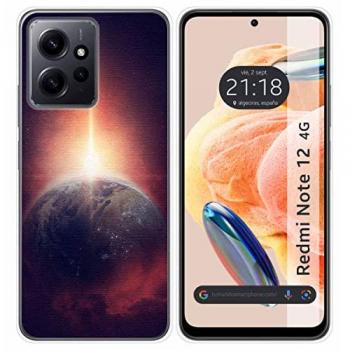 Tumundosmartphone Funda Silicona Xiaomi Redmi Note 12 4G Personalizada Dibujo Tierra TPU Gel