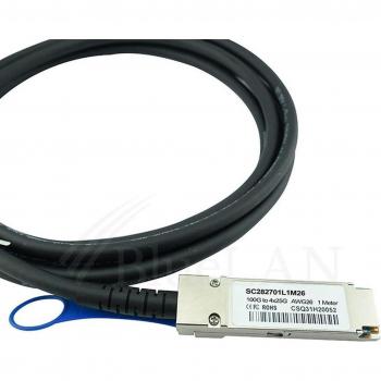CBO Radware QSFP28-4SFP28-DAC-3M kompatibles BlueLAN QSFP28 DAC SC282701L3M26, Transceiver, Schwarz