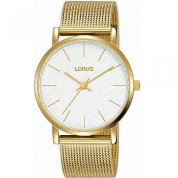 RG206QX9 Lorus Damen-Uhr – Quarzwerk, vergoldetes Armband