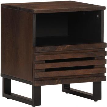 VidaXL Bedside Cabinet 40x33x46 cm Solid Wood Mango