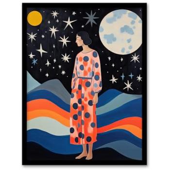 Blue Horizon Moonlit – 12x16 Wall Print