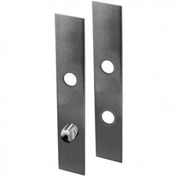 Plaques de porte Conda en INOX, entraxe 195mm