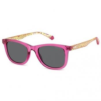 Polaroid Kid PLD 8060/S Kids Pink Polarized Sunglasses – Size 46
