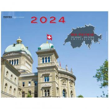 NOVOS Tischkalender Die Heimat 2025 507005 1M/1S ML 19.2x22.5cm
