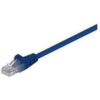 GOOBAY 1m Blue Cat.5e U/UTP Ethernet Cable