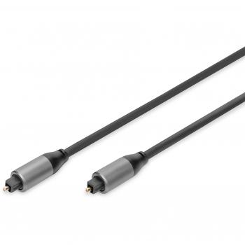 Câble audio TOSLINK Digitus DB-510510-010-S 1 m Noir