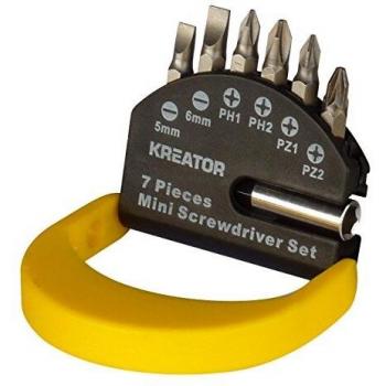 KREATOR - Jeu de 6 embouts de vissage Torx 25mm avec porte-embouts