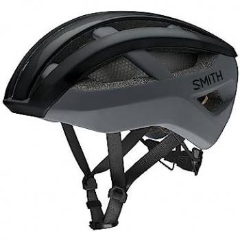Casco Smith Network MIPS Color Negro Gris Cemento - M