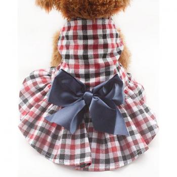 Ropa perro vestidos cuadros - Tamaños: XS a XL - Cachorros suministros