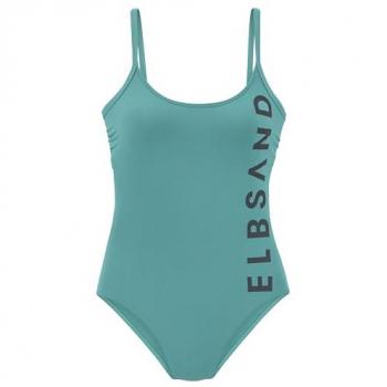 Badeanzug ELBSAND Gr. 38, Cup D, grün (mint)