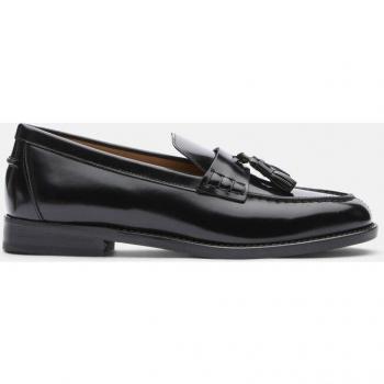 Mocasines LOTTUSSE de mujer hechos de piel de vacuno en color negro