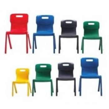 Titan TITEM T4 Size 4 School Chair - Blue