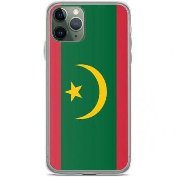 Soft Multicolored Vertical iPhone 11 Pro Mauritania Flag Cover