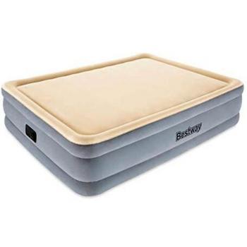 Materasso Gonfiabile Queen 203×152×46 cm con Pompa Built‑In