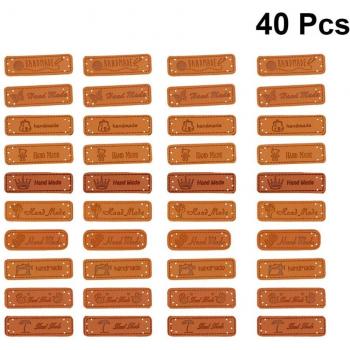 Étiquettes suspendues artisanales 40 pièces