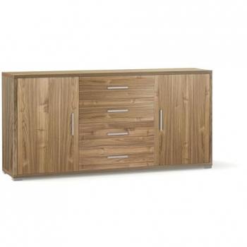 Mueble de Almacenamiento 2 Puertas y 4 Cajones Sarmog