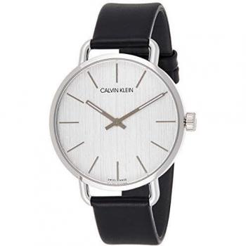 Calvin Klein K7B211C6: Damen-Analoguhr mit Quarzwerk und Lederarmband