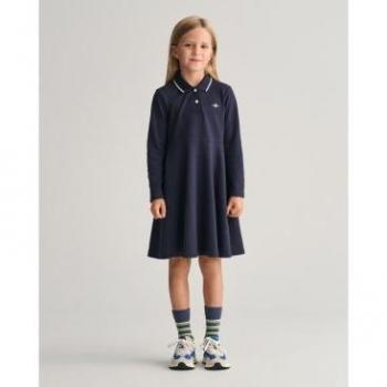 Vestito Lungo Gant Evening Blu 4-6 anni