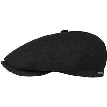 Brooklin Wolle Kaschmir Schirmmütze, Gr. 56 cm, Farbe schwarz