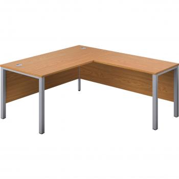 Oak‑Silver 1800×800 Goal Post Return Table