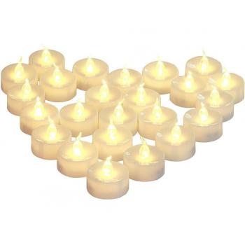Set de 6 Vellas Tealight LED para Decoración de Bodas