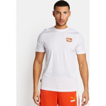 Camiseta Blanca Puma Classics para Hombre Talla XS