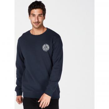 Felpa Rip Curl Stapler Blu Marino Uomo L
