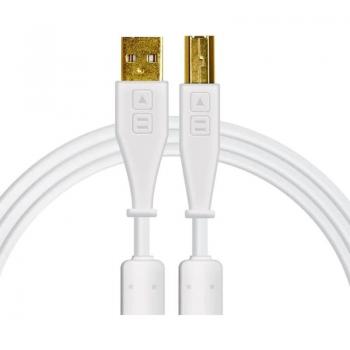 DJ TECHTOOLS Chroma Kabel, weißes USB A-B Kabel für DJs