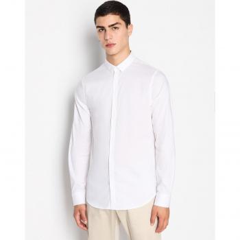 Armani Exchange Long Sleeve Bi-Stretch Shirt for Men