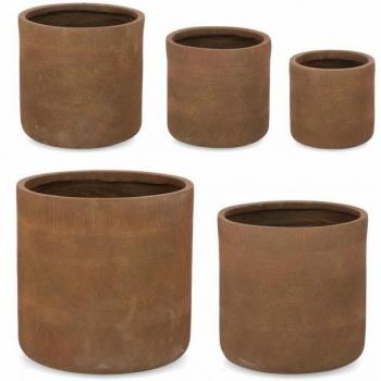 Set 5 di Pali Vaso Rigo Rusty