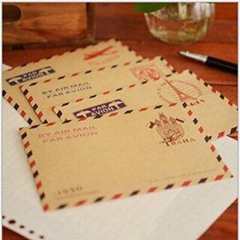 10 PCS Retro Kraft Paper Envelopes