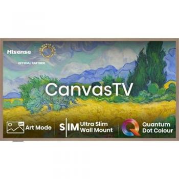 HISENSE 55S7NQTUK Ultra HD QLED Canvas TV (Silver/Grey)