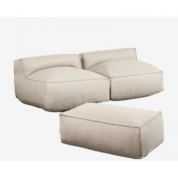 Modular Doble “Doñas” + Puff de Jardín