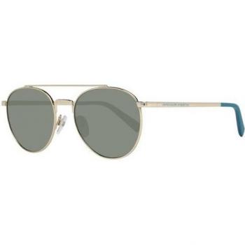 Occhiali Solari Oro Ovali Unisex Benetton