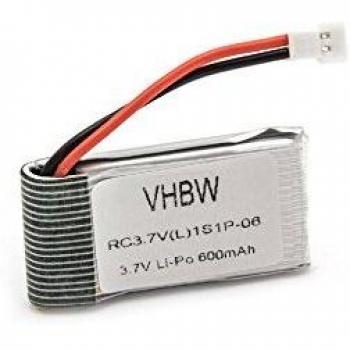 Batterie Li-Polymère 600mAh 3.7V pour Walkera CB100 4G6 5G6 HM 4#3B