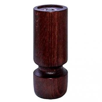 HOME SYSTEM - 19940935 Piedino in legno serie 'Birillo' - Ø 40 - H. 130 mm. - noce