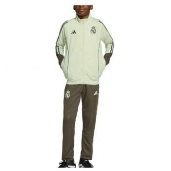 Adidas Real Madrid Veste de survêtement enfant 2025/26 – Couleur vert – Taille 13/14
