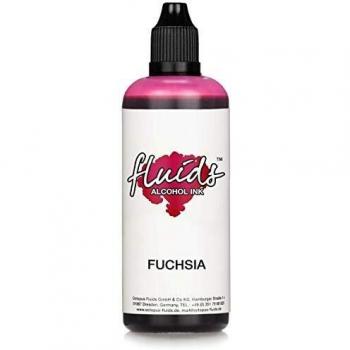 00 ml Octopus Fluids Alcohol Ink FUCHSIA, Alkoholtinte für Fluid Art und Resin, pink