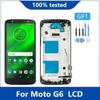 Moto G6 XT1925 LCD Display Screen Replacement with Frame
