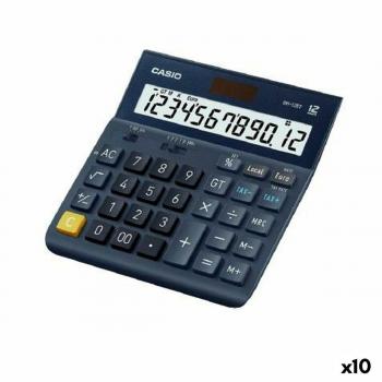 Casio DH-12ET Schwarz Taschenrechner (10 Stück)