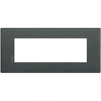 Placca 6M antracite eclipse Bticino Axolute Air HW4806XN