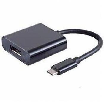 S-Conn 14-05002 Videokabel-Adapter 0,2 m USB C DisplayPort schwarz