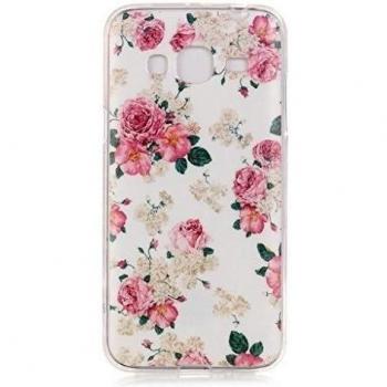 Crisant La flor más bella Diseño Protección suave TPU Gel silicona Teléfono Celular Back funda Carcasa para Samsung Galaxy J3 / J3 (2016) J320F