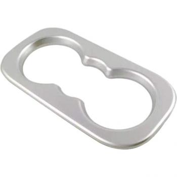 Chrome Matte Rear Central Water Cup Holder Frame Cover Trim for Renault Koleos - ABS Auto Accessory