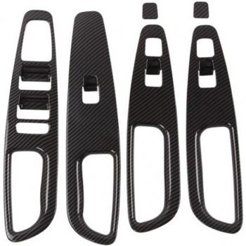 Accesorio de fibra de carbono para elevalunas de Hyundai Santa Fe +