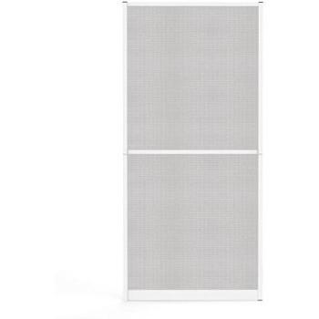 Powertec XXL Aluminium Fliegengitter Türbausatz SLIMPLUS, ca. 120 x 240 cm, Weiß